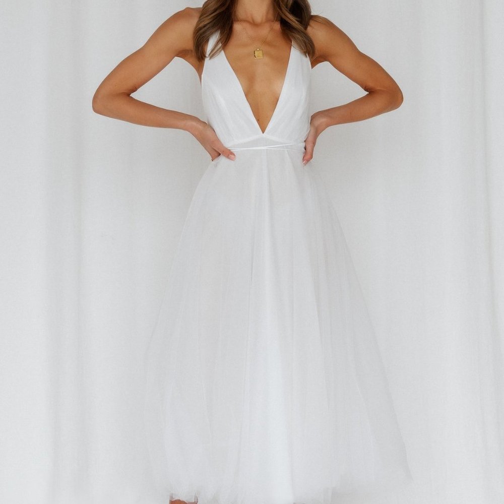 COPY - Hello Molly Summer Cinderella dress in white